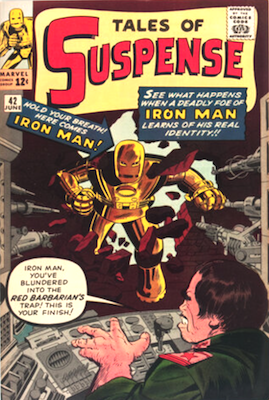 TALES OF SUSPENSE # 43 Coverless, complete 1963 on sale SILVER AGE Gold Armor Iron Man.